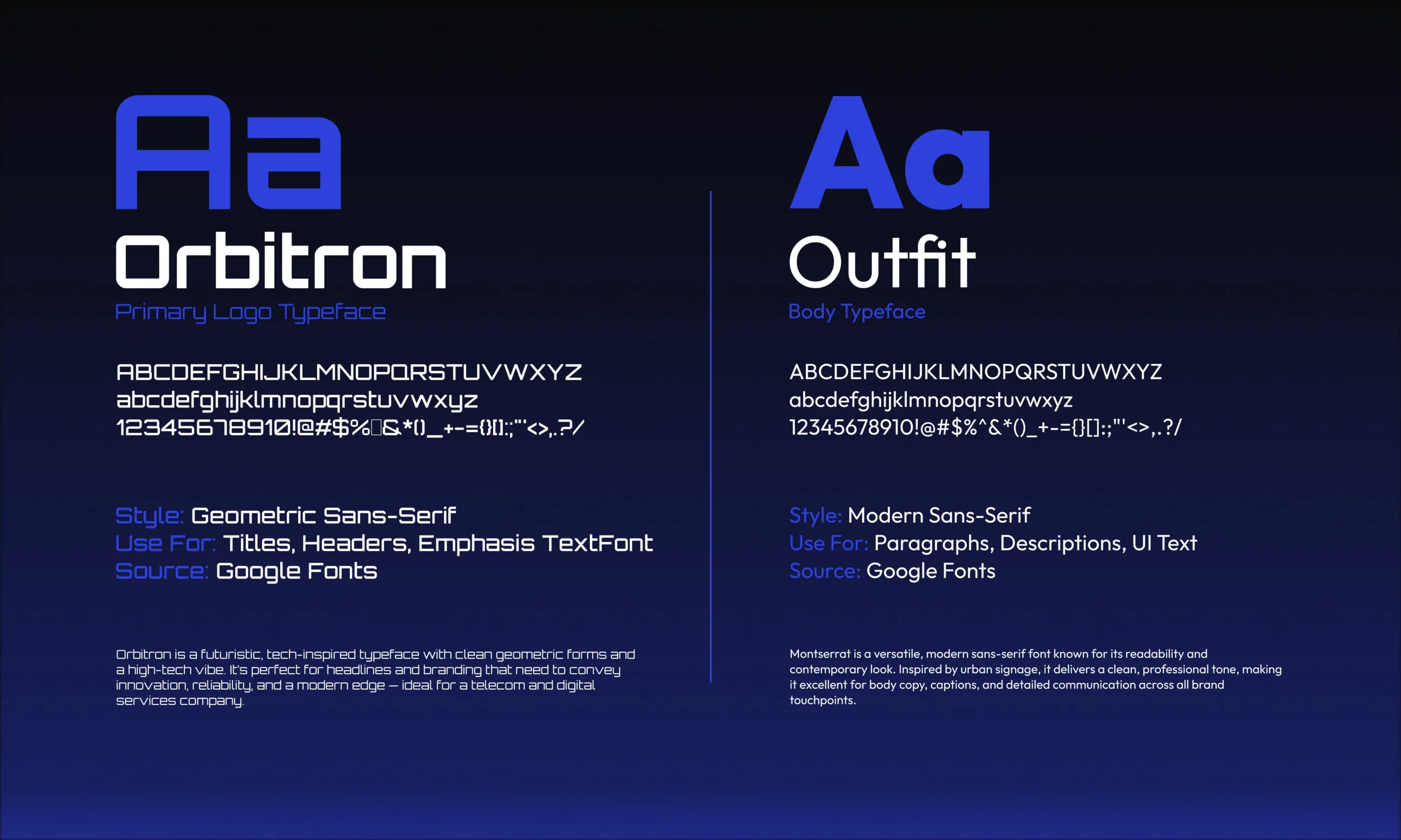 Global-auratech typography