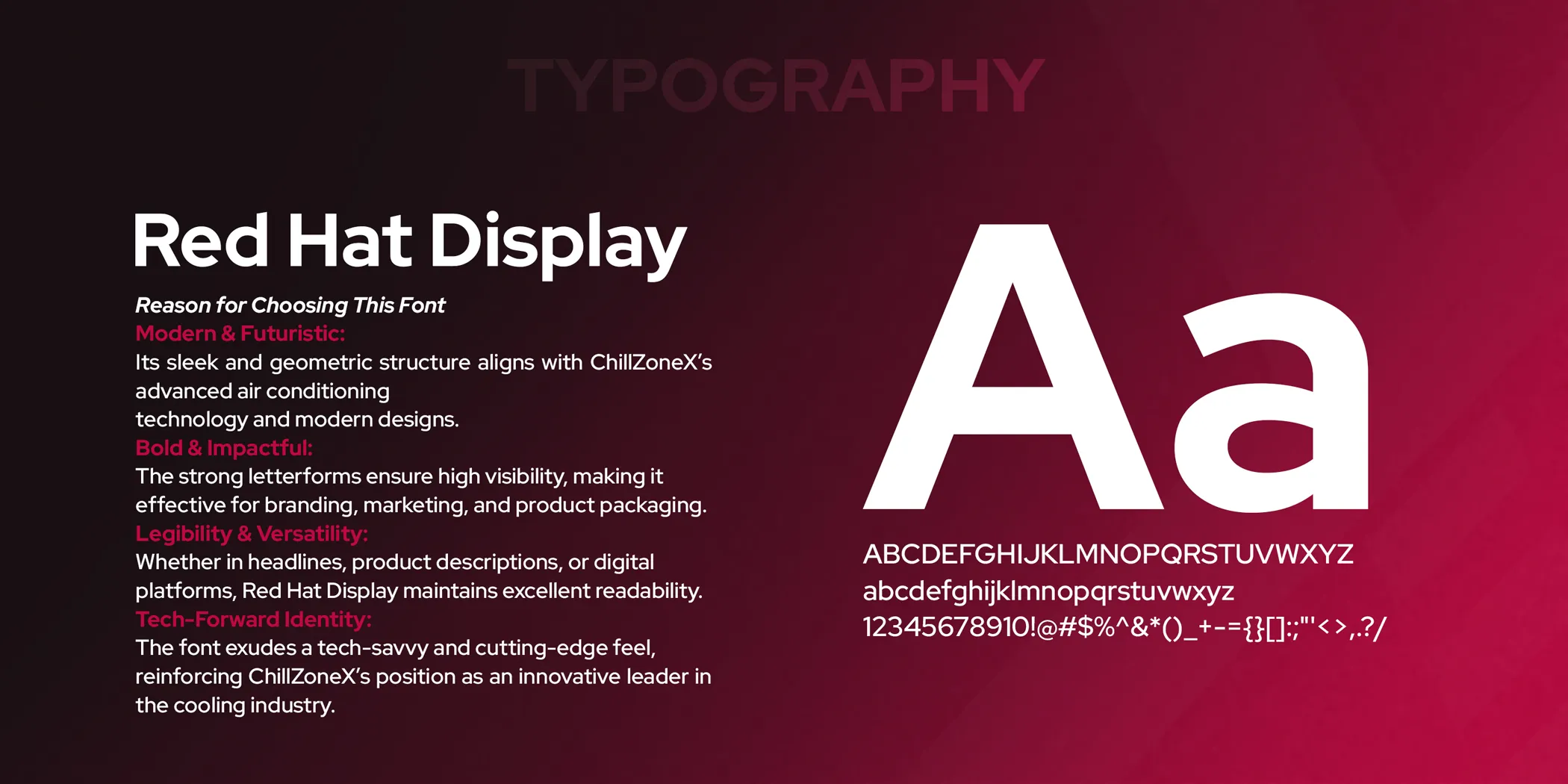 ChillzoneX-Branding Typography