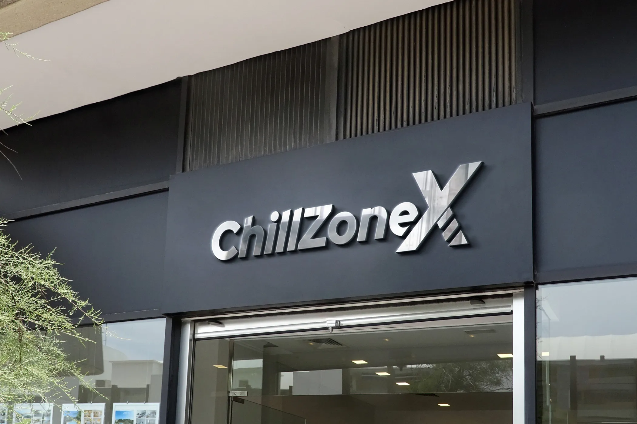 ChillzoneX-shop signage