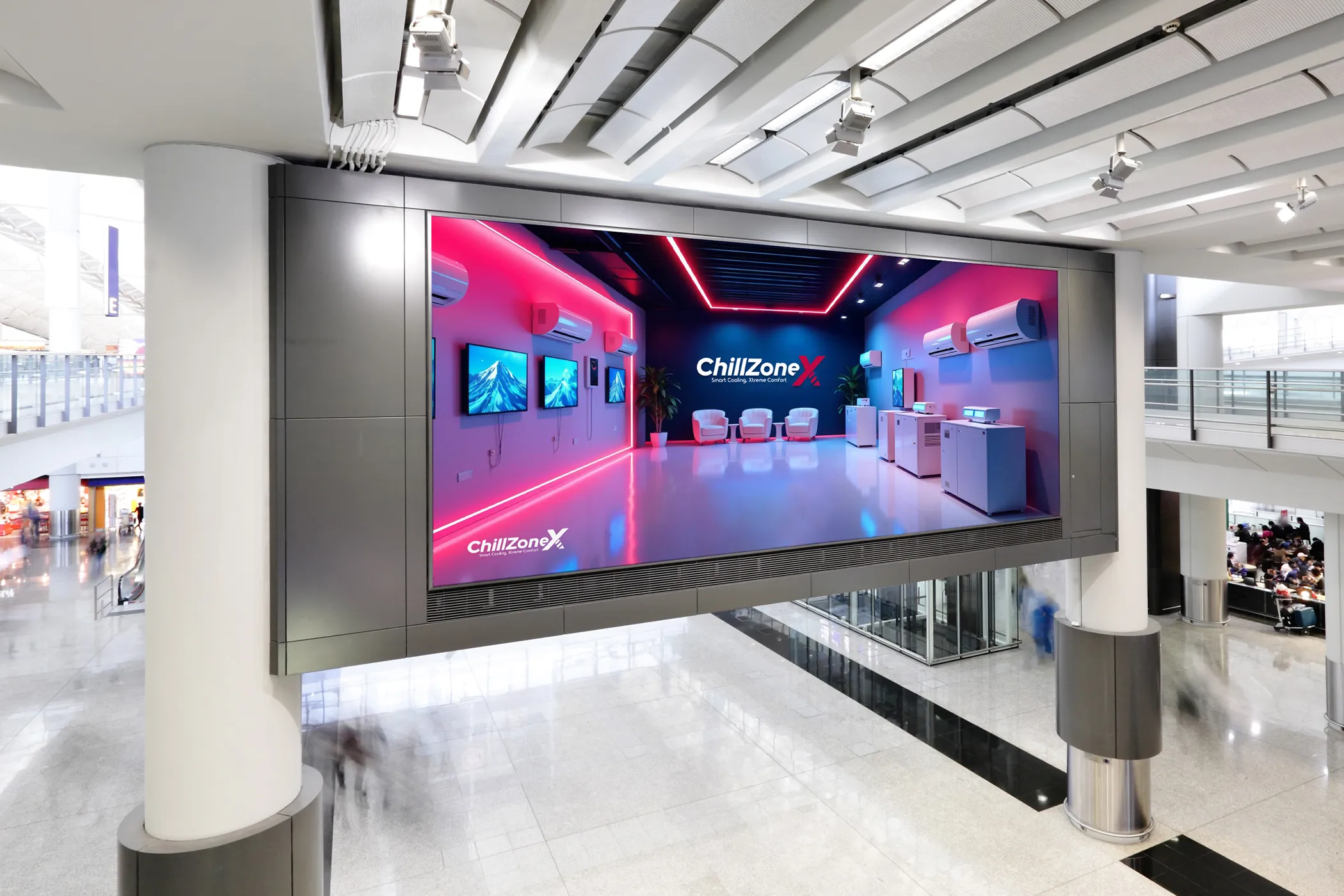 ChillzoneX satation LED Display